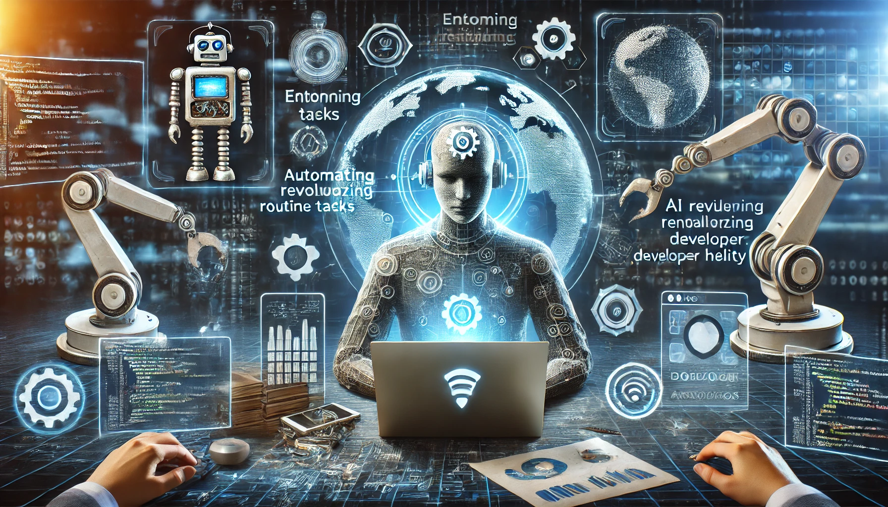 AI in Software Development AI Software Development Generative AI automation enhanced code quality predictive analytics personalized developer assistance and remote collaboration