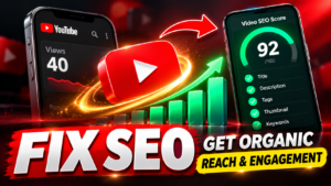 Free YouTube video SEO checker. Check YouTube SEO, get a ranking score, and fix the video before you rely on the next upload.